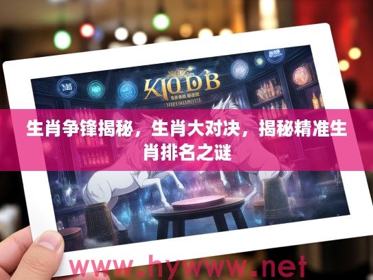 生肖争锋揭秘，生肖大对决，揭秘精准生肖排名之谜