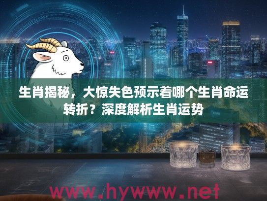生肖揭秘，大惊失色预示着哪个生肖命运转折？深度解析生肖运势