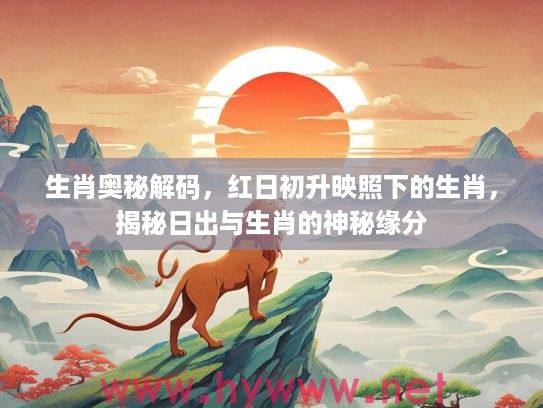 生肖奥秘解码，红日初升映照下的生肖，揭秘日出与生肖的神秘缘分