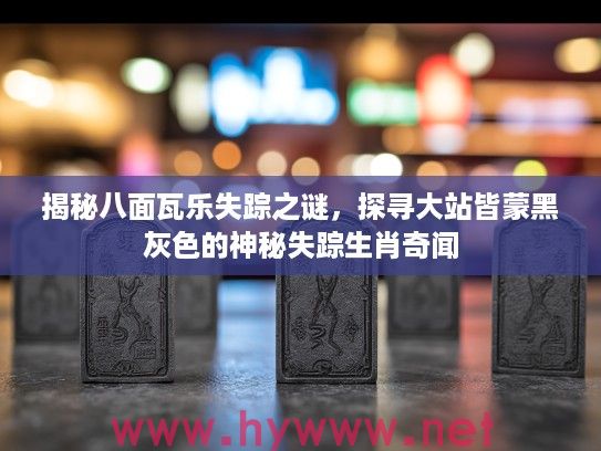 揭秘八面瓦乐失踪之谜，探寻大站皆蒙黑灰色的神秘失踪生肖奇闻