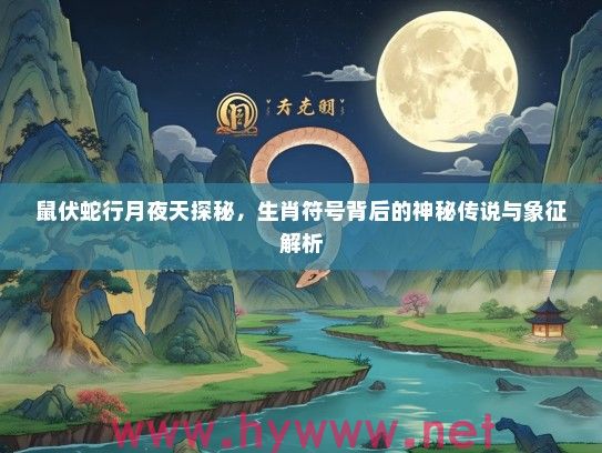 鼠伏蛇行月夜天探秘，生肖符号背后的神秘传说与象征解析