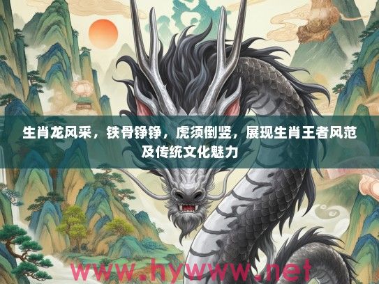 生肖龙风采，铁骨铮铮，虎须倒竖，展现生肖王者风范及传统文化魅力
